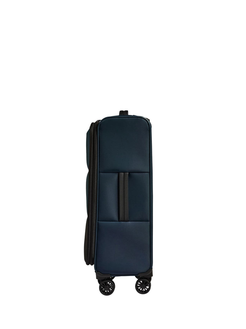 Antler Blue Soft Stripe suitcase - imported from the UK