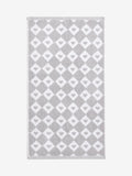 Grey Heart Towel 100% cotton heart design, UK version