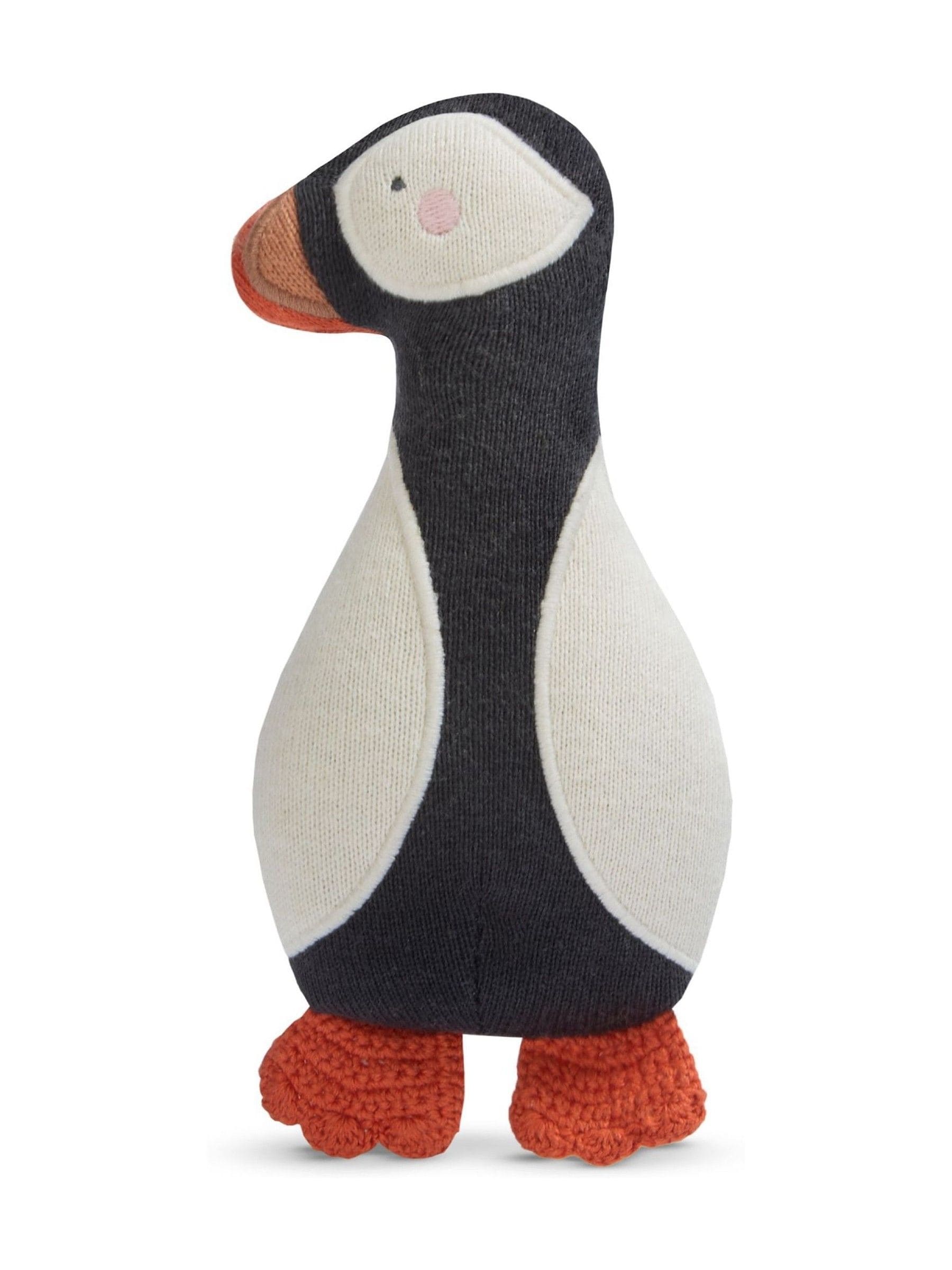 Avery Row Puffin baby soft toy 18cm, imported from the UK