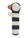 Avery Row Puffin Rattle soft baby toy, imported from the UK