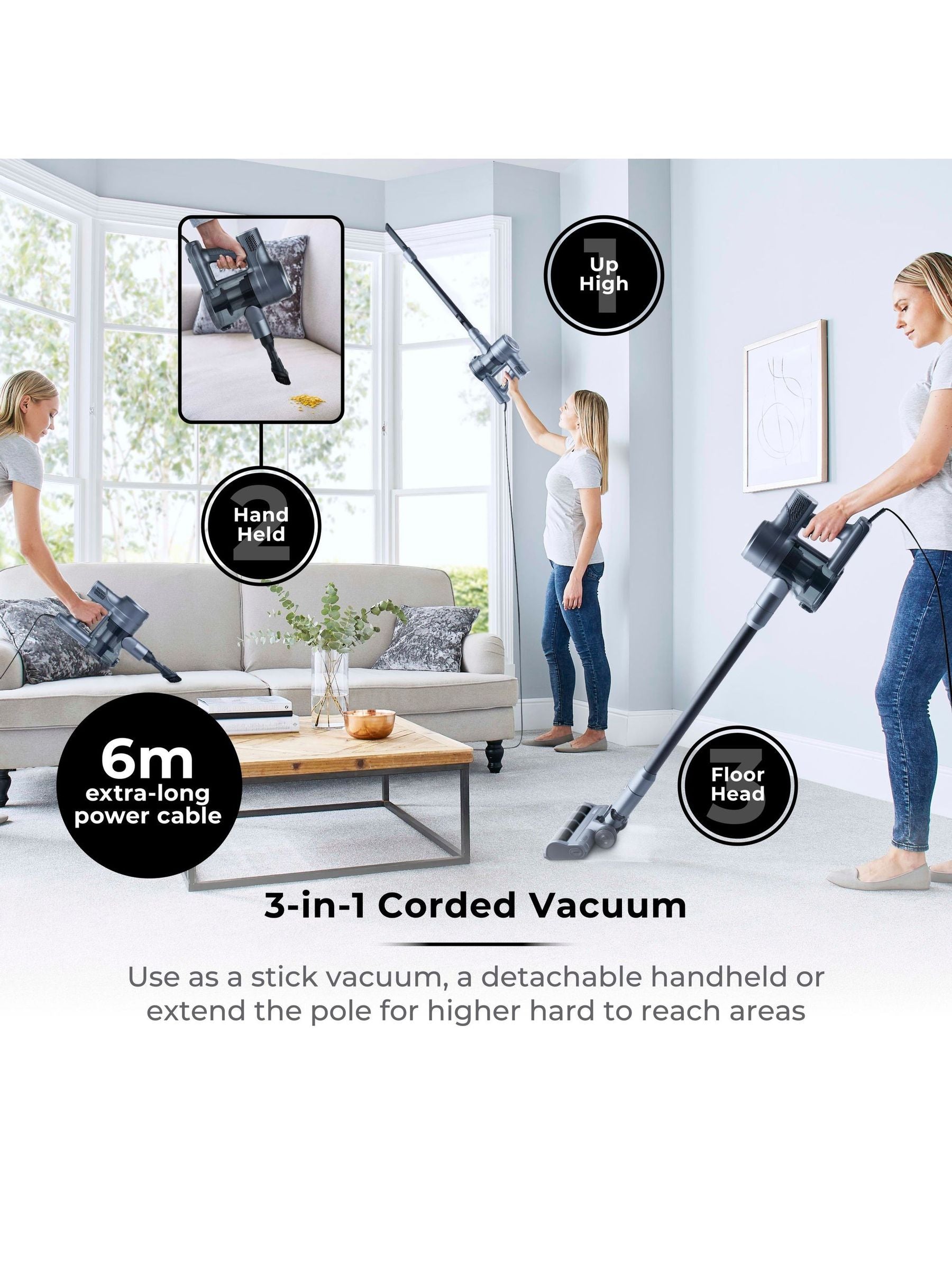 Tower VL25 Pet corded stick vacuum (British brand)