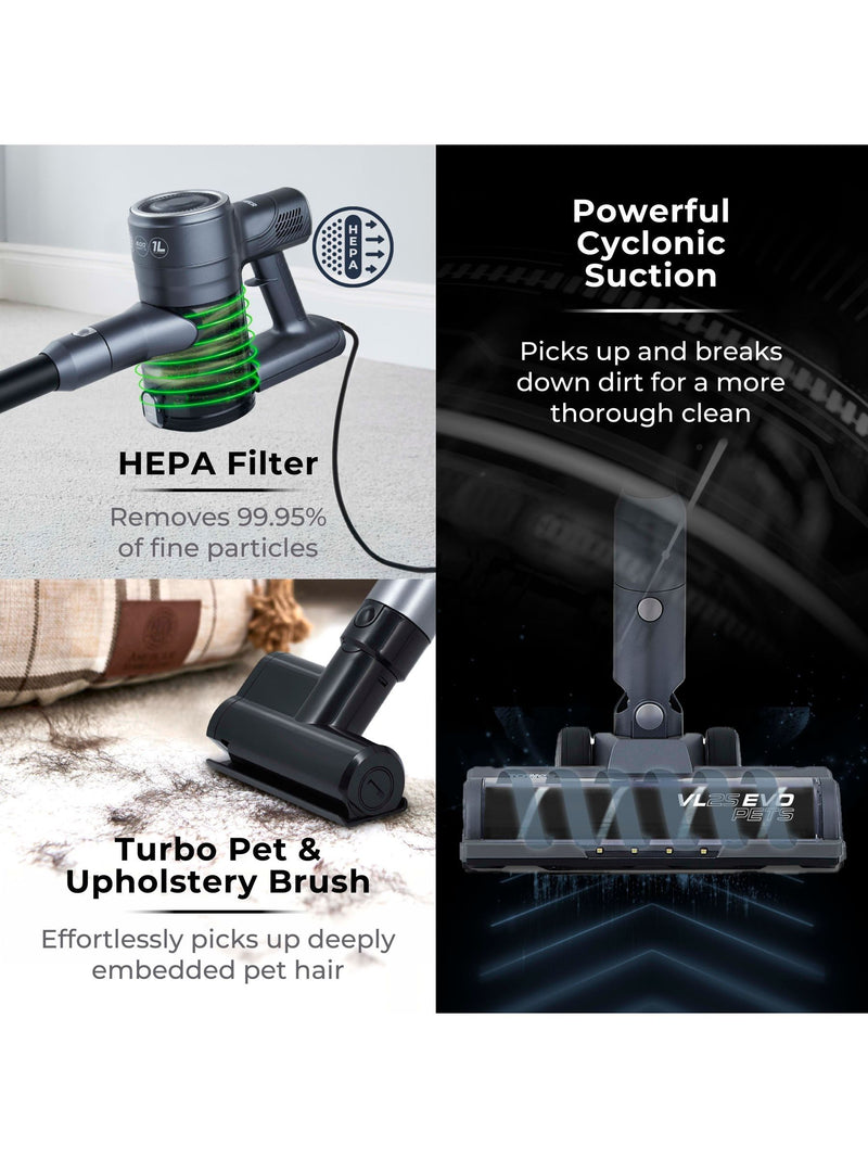 Tower VL25 Pet corded stick vacuum (British brand)