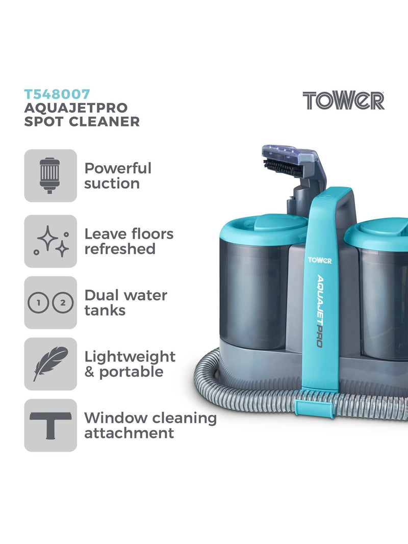 Tower Tiffany Blue Aquajet Pro Spot Cleaner, imported from the UK