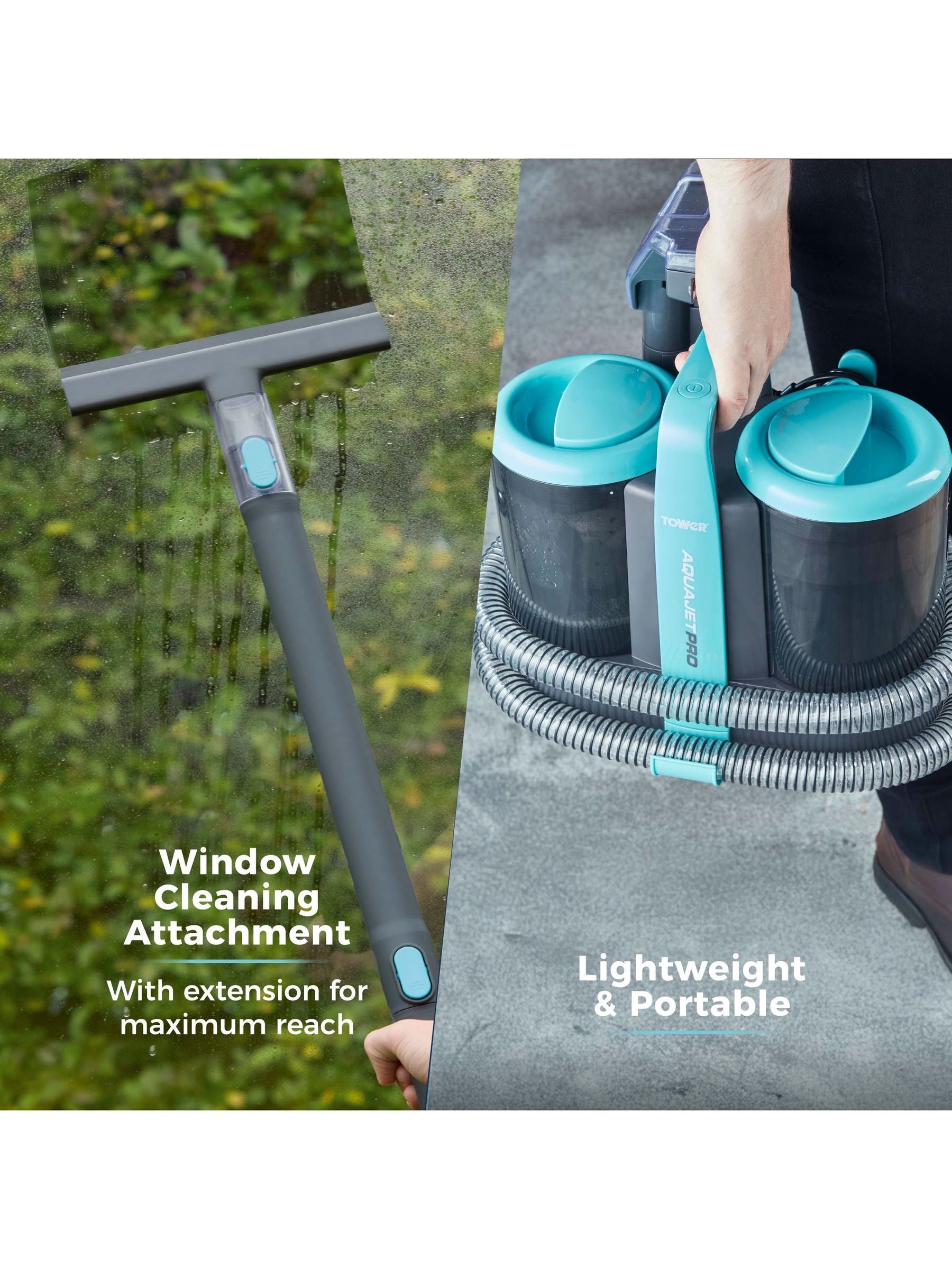 Tower Tiffany Blue Aquajet Pro Spot Cleaner, imported from the UK