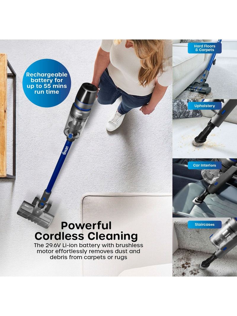 Swan Dust Master cordless stick vacuum (British brand)