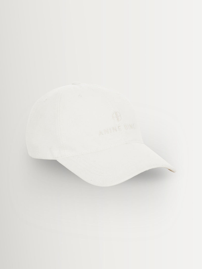 ANINE BING White Washed Smoke Jeremy Baseball Cap