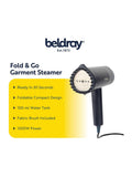 Beldray blue fold and go garment steamer - British product