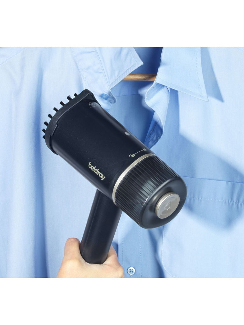 Beldray blue fold and go garment steamer - British product