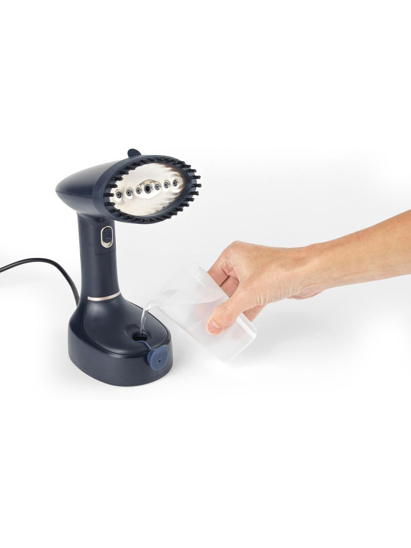 Beldray blue fold down garment steamer, imported from the UK