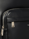 Calvin Klein black micro pebble round backpack - British product