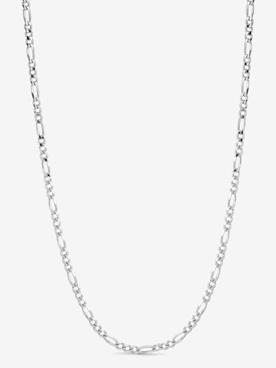 Simply Silver Figaro-Halskette 925er Sterlingsilber 230mm