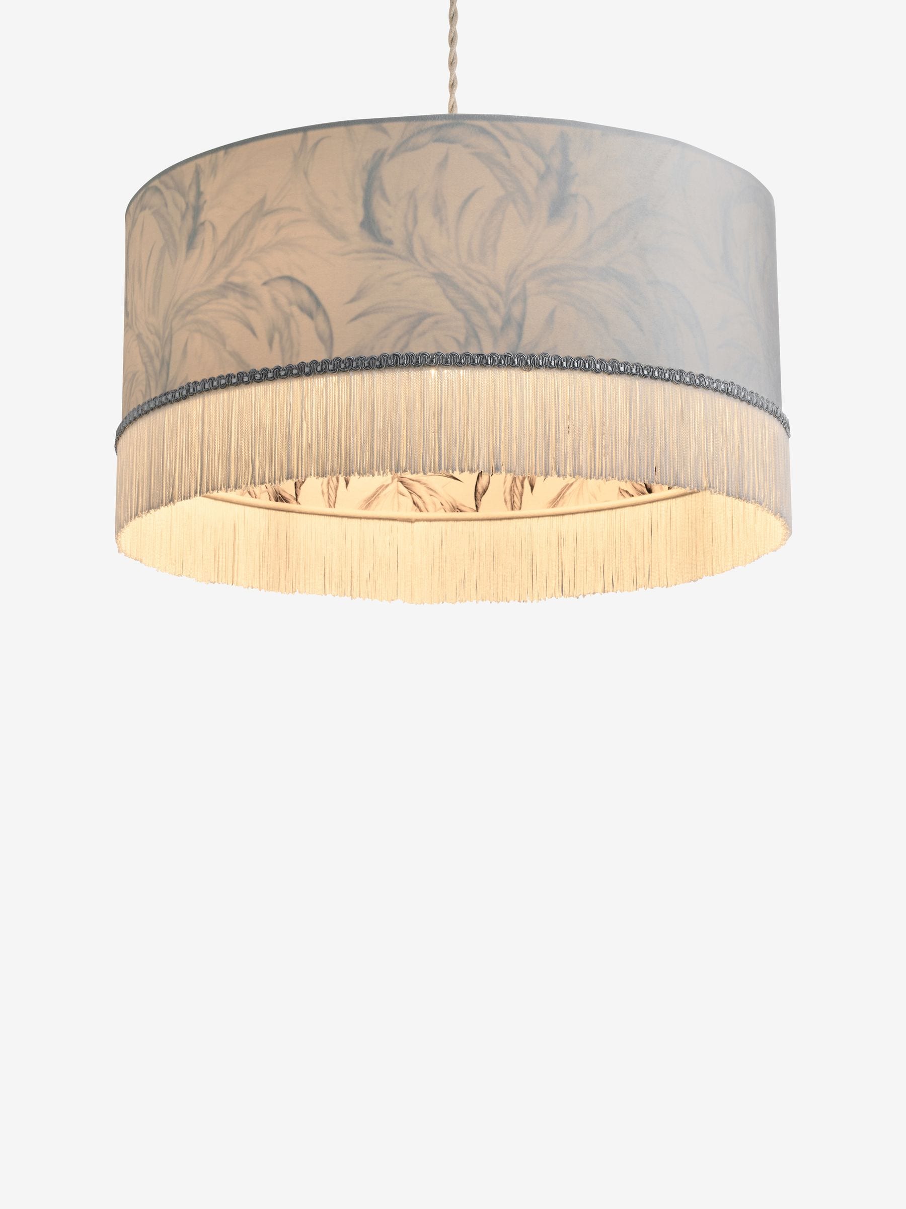 Barbuda ceiling lamp shade easy fit floral print 50cm, imported from the UK