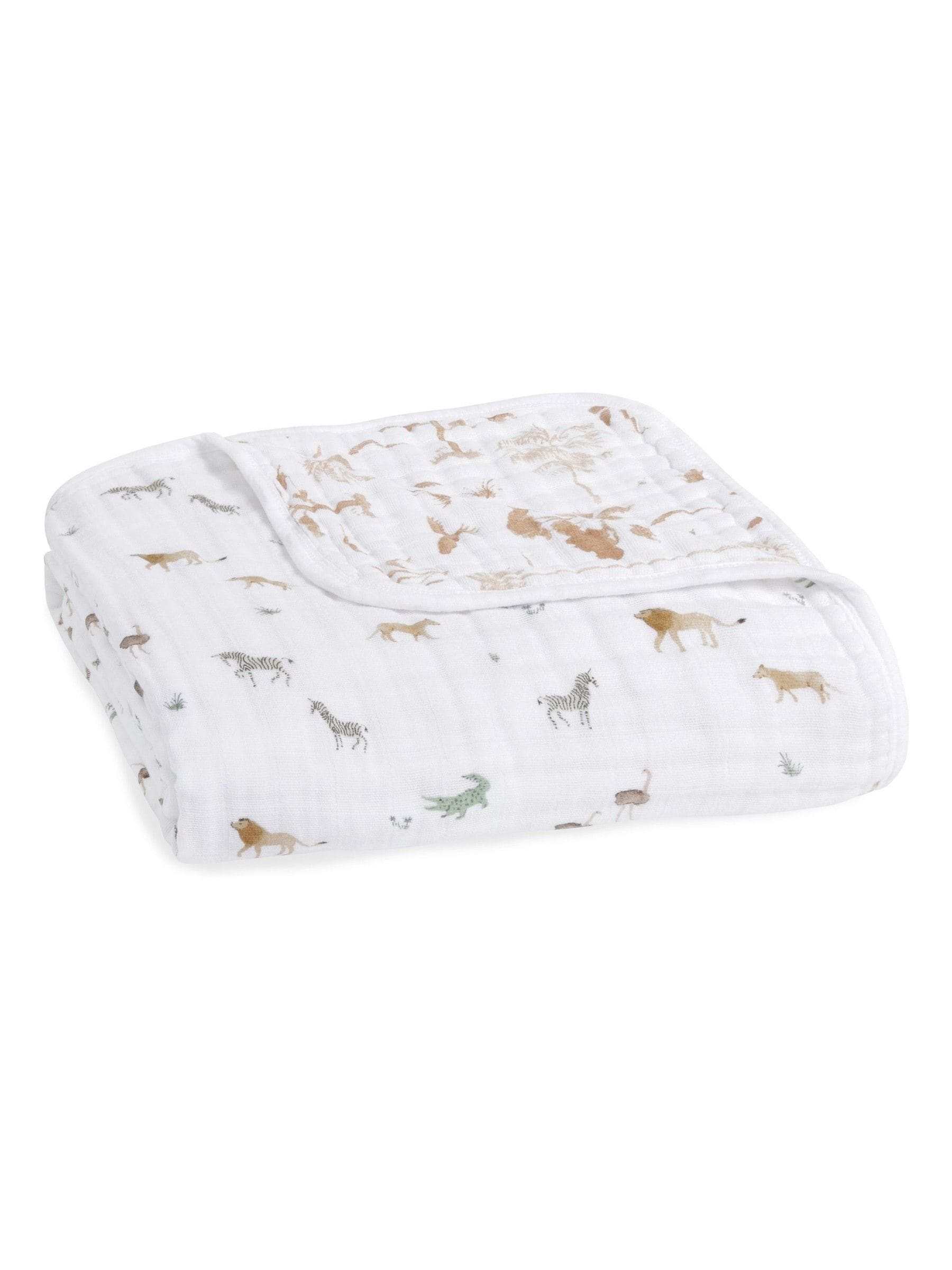 Aden+Anais white dream blanket muslin safari 120cm (British brand)