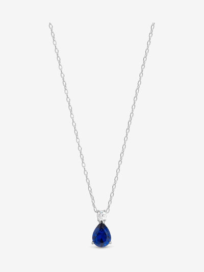 Als nächstes Simply Silver Silber Zirkonia Saphir Anhänger - Online bei McGrocer kaufen