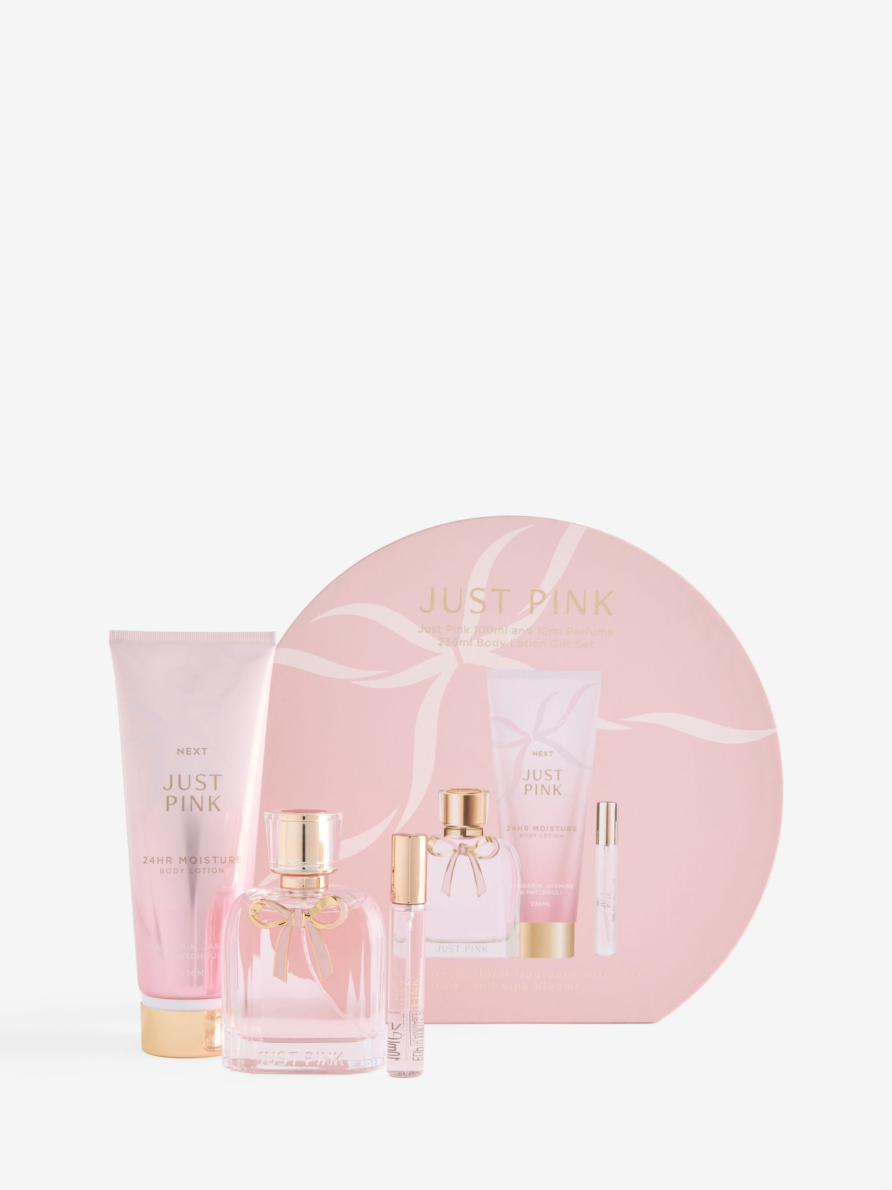 Just Pink perfume gift set 100ml and 30ml (British brand)