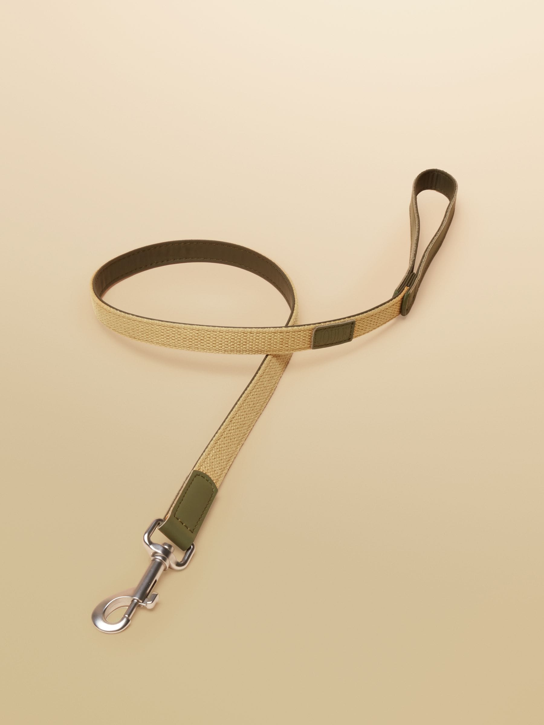 Joules khaki green pet lead, imported from the UK
