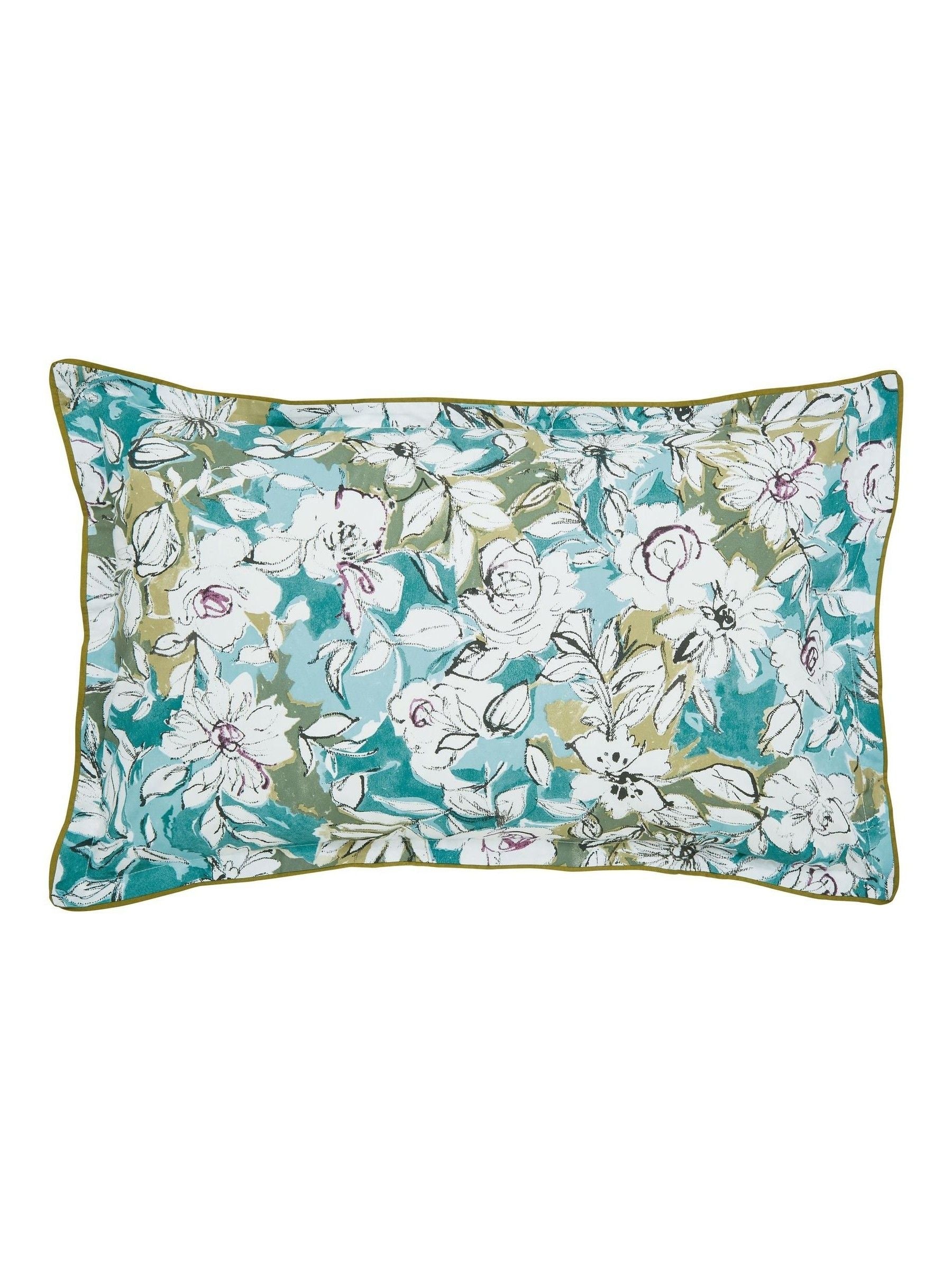 Bedeck of Belfast Blue Green Azmi duvet set - British product
