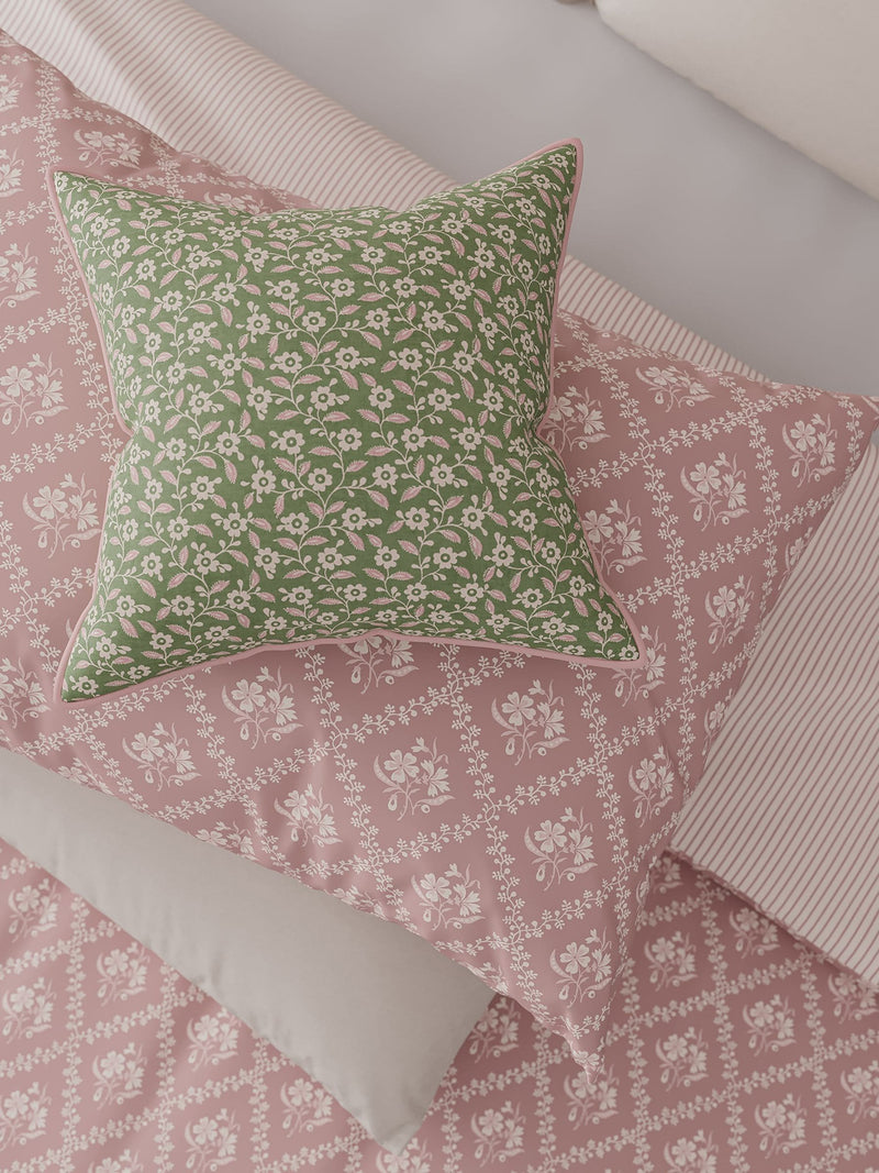 Helena Springfield Pink Meadow Posy 100% Cotton Duvet Set