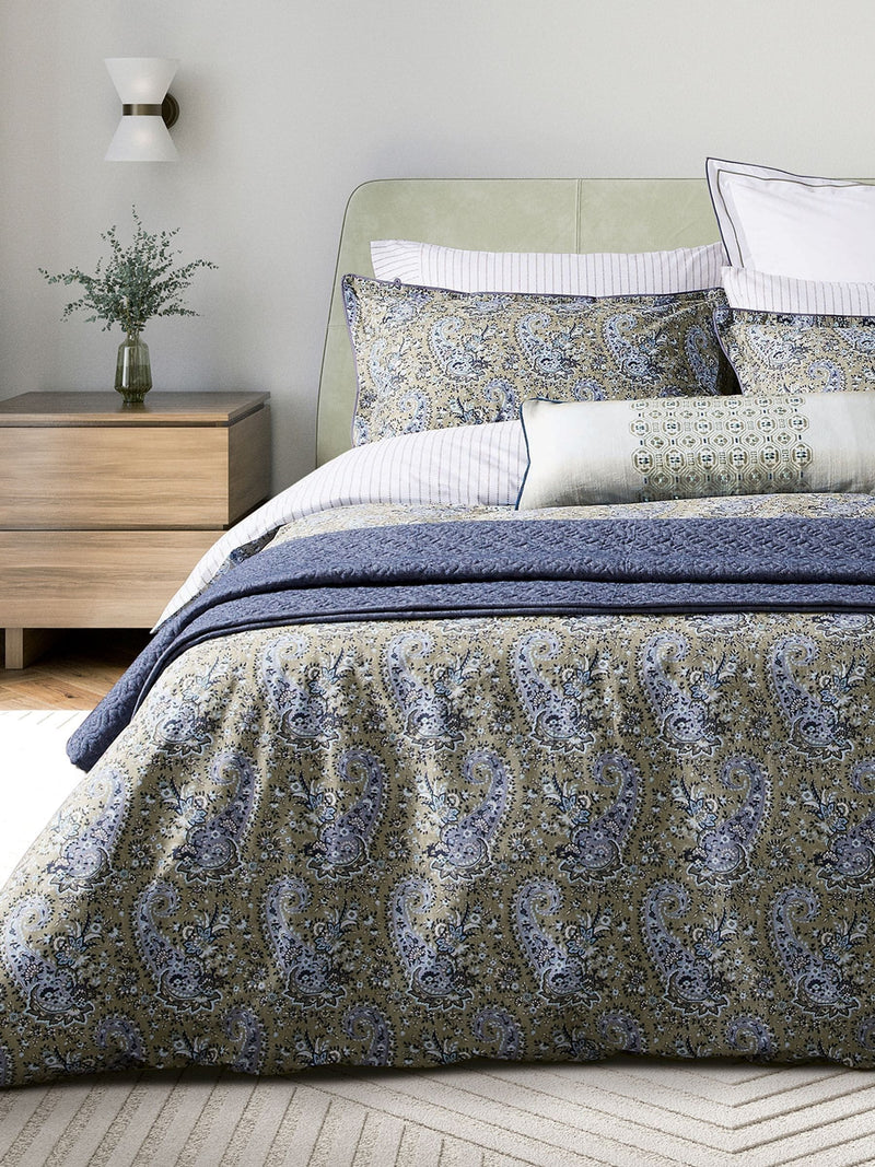 Bedeck of Belfast BlueGreen Elara duvet set - British product