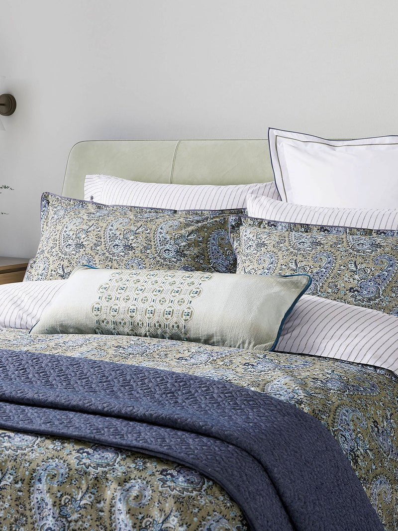 Bedeck of Belfast BlueGreen Elara duvet set - British product