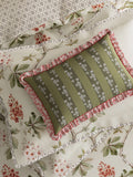 Sanderson Coral Chestnut Tree cushion 60x40cm (British brand)
