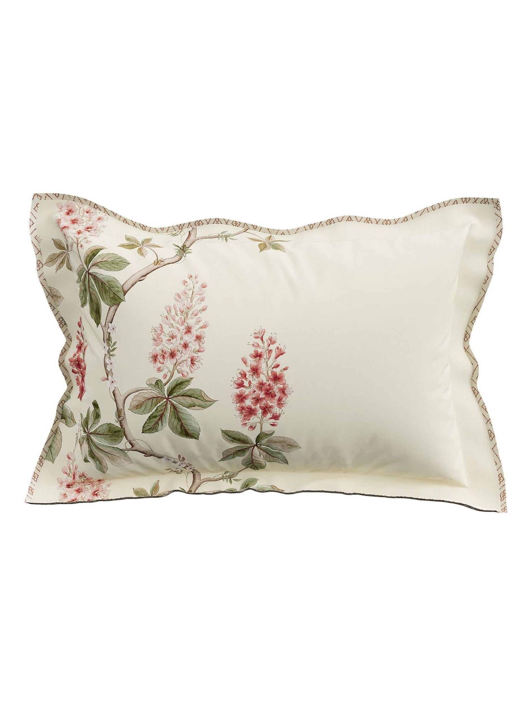 Sanderson Coral Chestnut Tree duvet cover set (British brand)