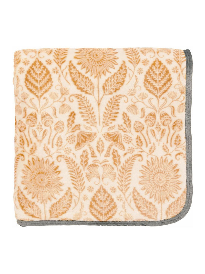 Helena Springfield copper sunflower fleece throw - British product