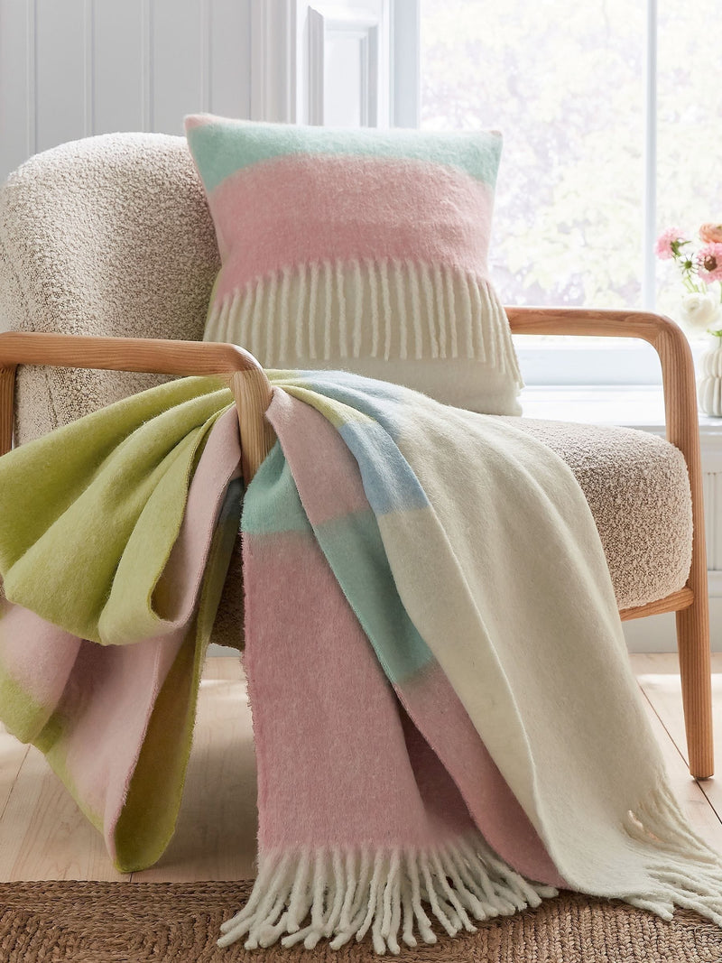 Land & Shore Multi Landscape Cosy Knit Throw