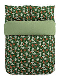 Scion Green Fan Floral Print Duvet Set (British brand)