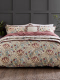 Morris & Co Grey Wine Artichoke duvet set, imported from the UK