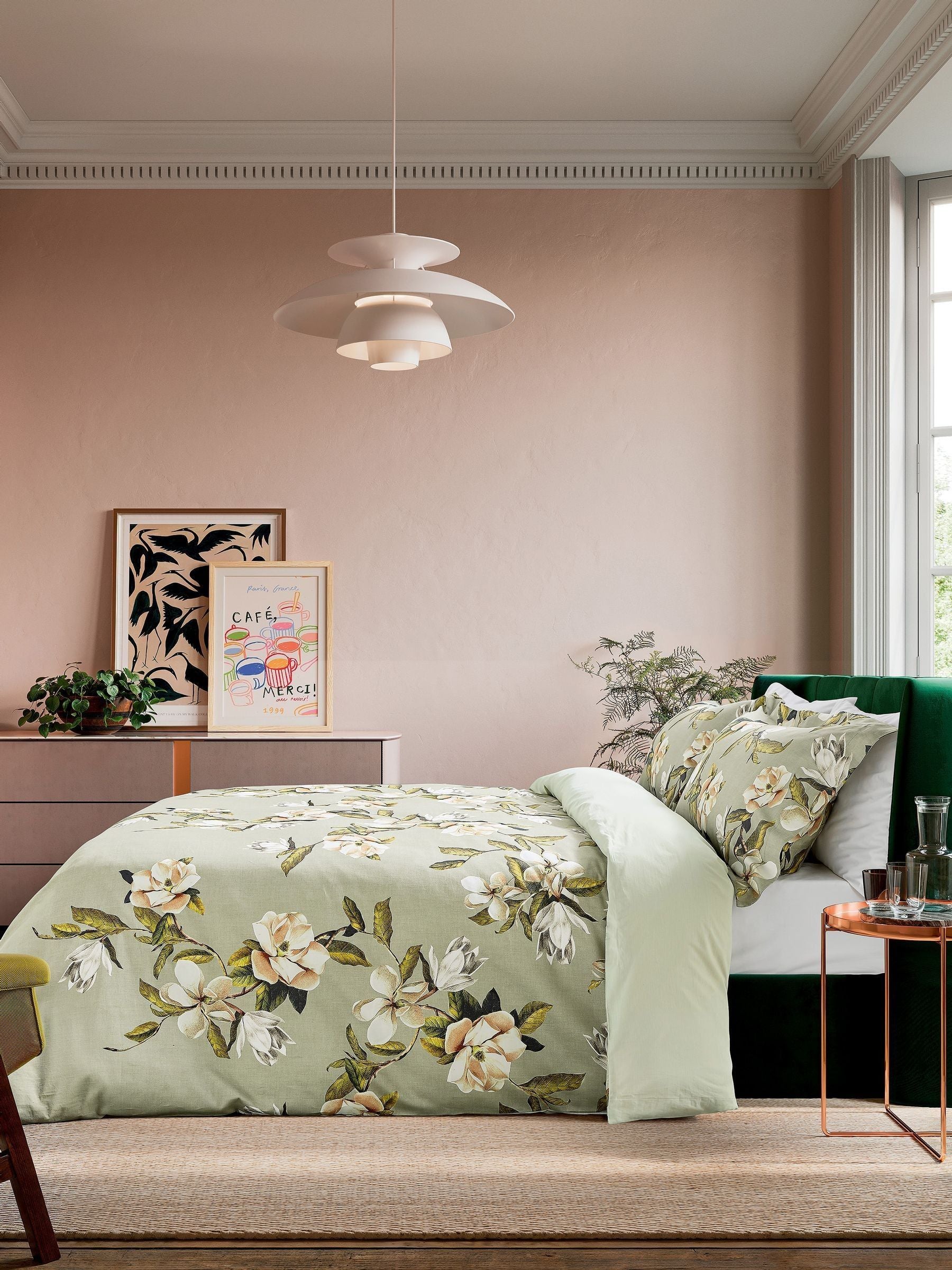 Ted Baker sage opal floral duvet cover set (British brand)