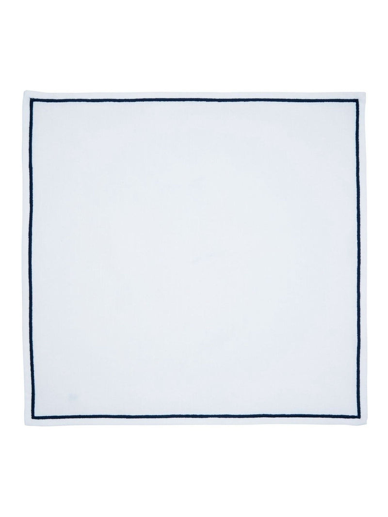 Bedeck of Belfast midnight navy saja cotton napkins set of four 40x40cm - British product