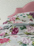 Sanderson Vinyard Rose Summer Peony duvet cover set (British brand)