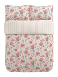 V&A red teal chintz reverie duvet set (British brand)