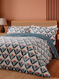 Scion Navy Tulip Trellis duvet set (British brand)