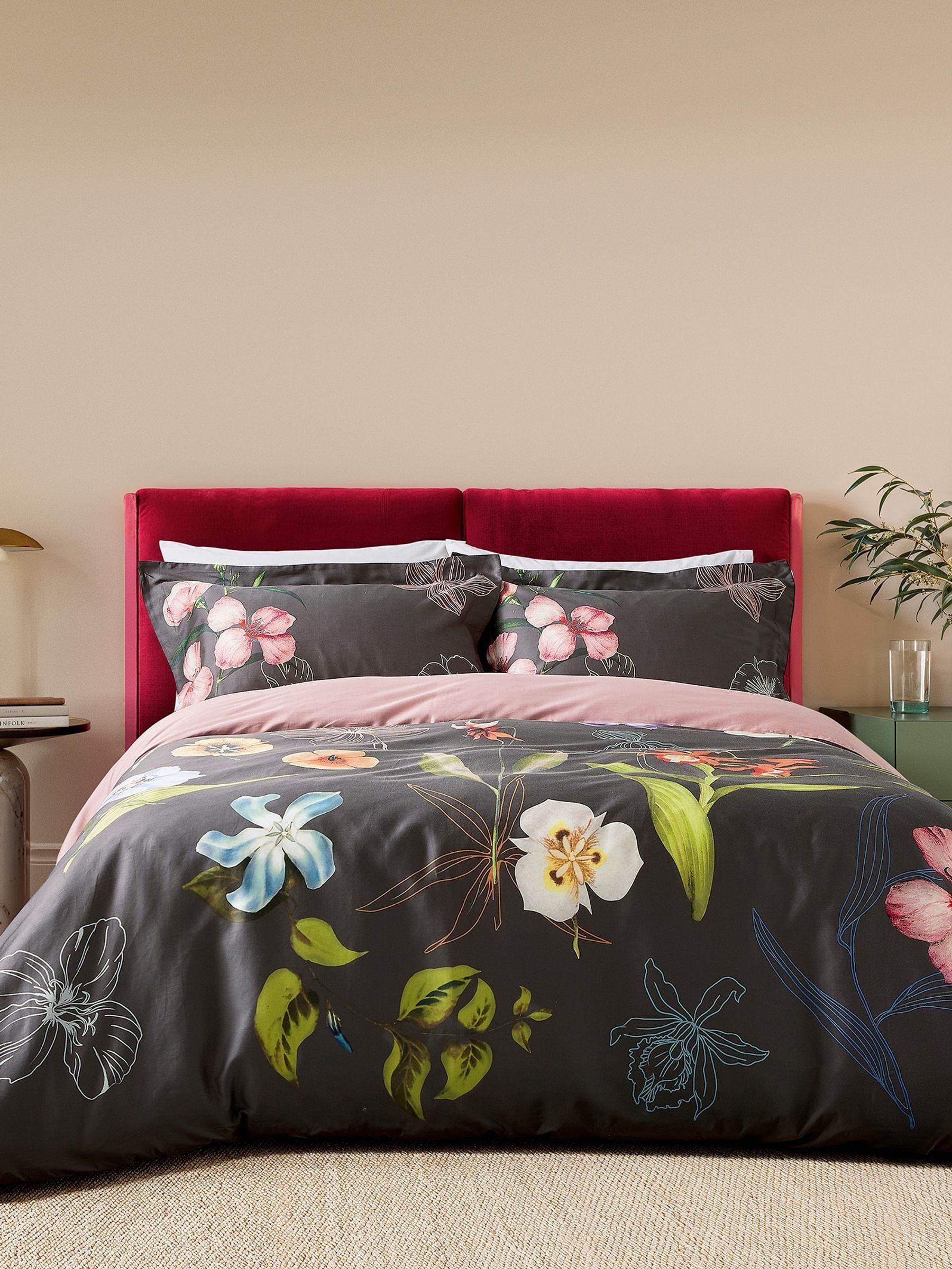 Ted Baker Charcoal New Hampton duvet cover set (British brand)