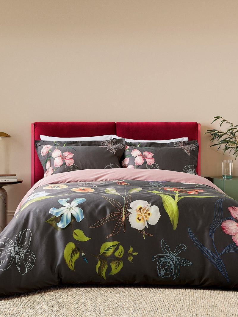Ted Baker Charcoal New Hampton duvet cover set (British brand)