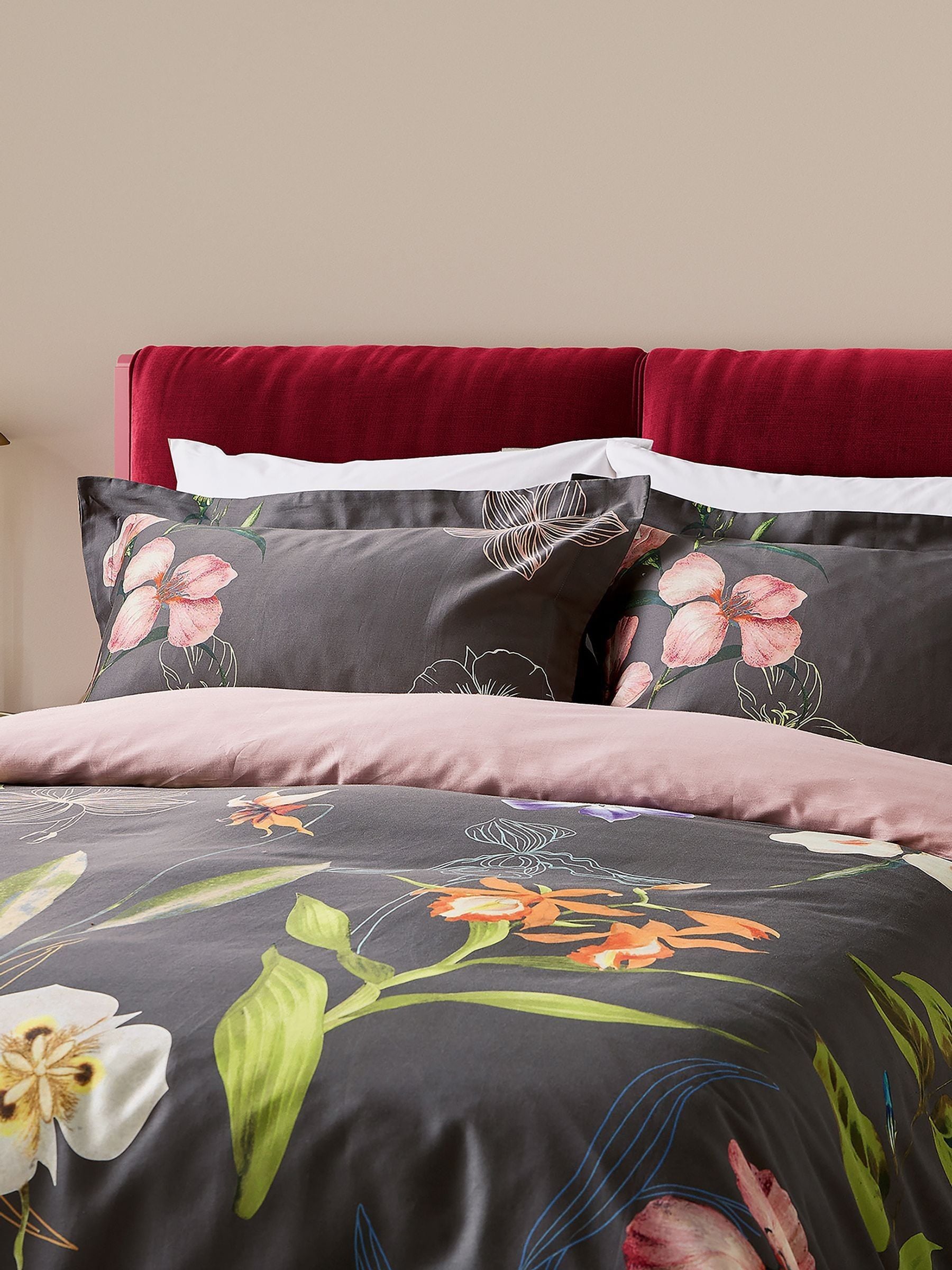Ted Baker Charcoal New Hampton duvet cover set (British brand)