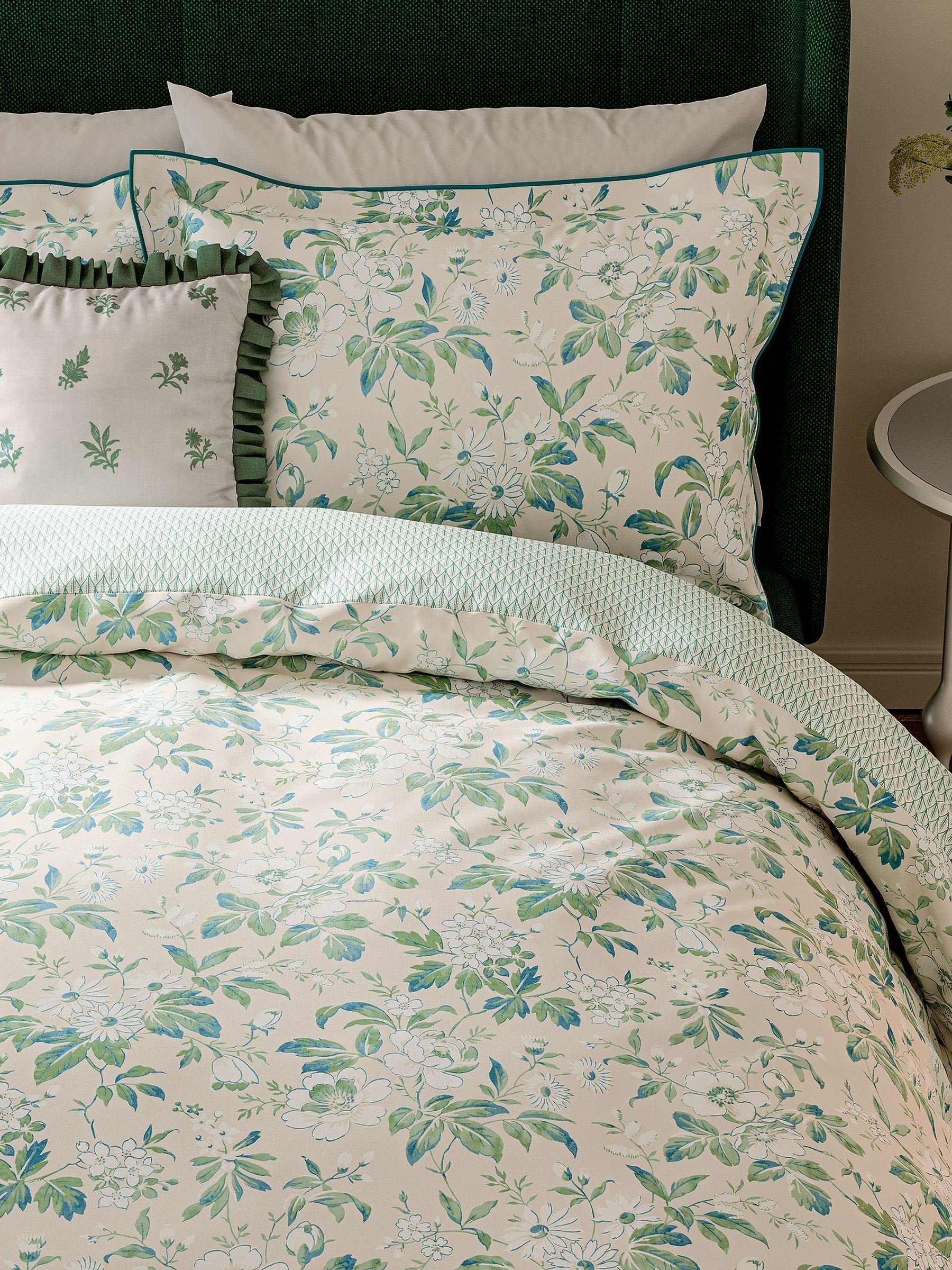 V&A Green Briar Bloom duvet set (British brand)