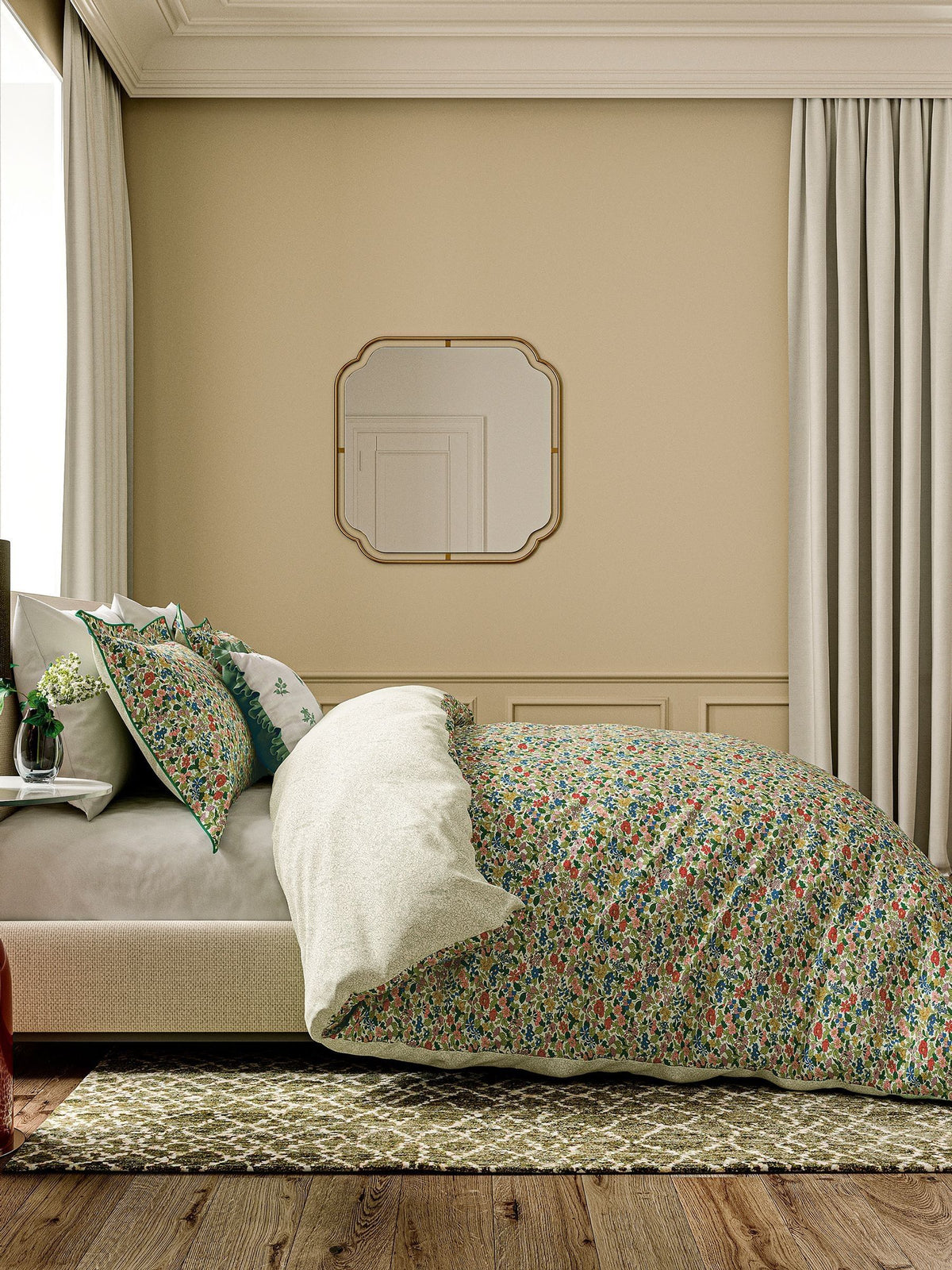 V&A Multi Blossom Harmony duvet set (British brand)