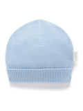 Purebaby Blue Textured Beanie
