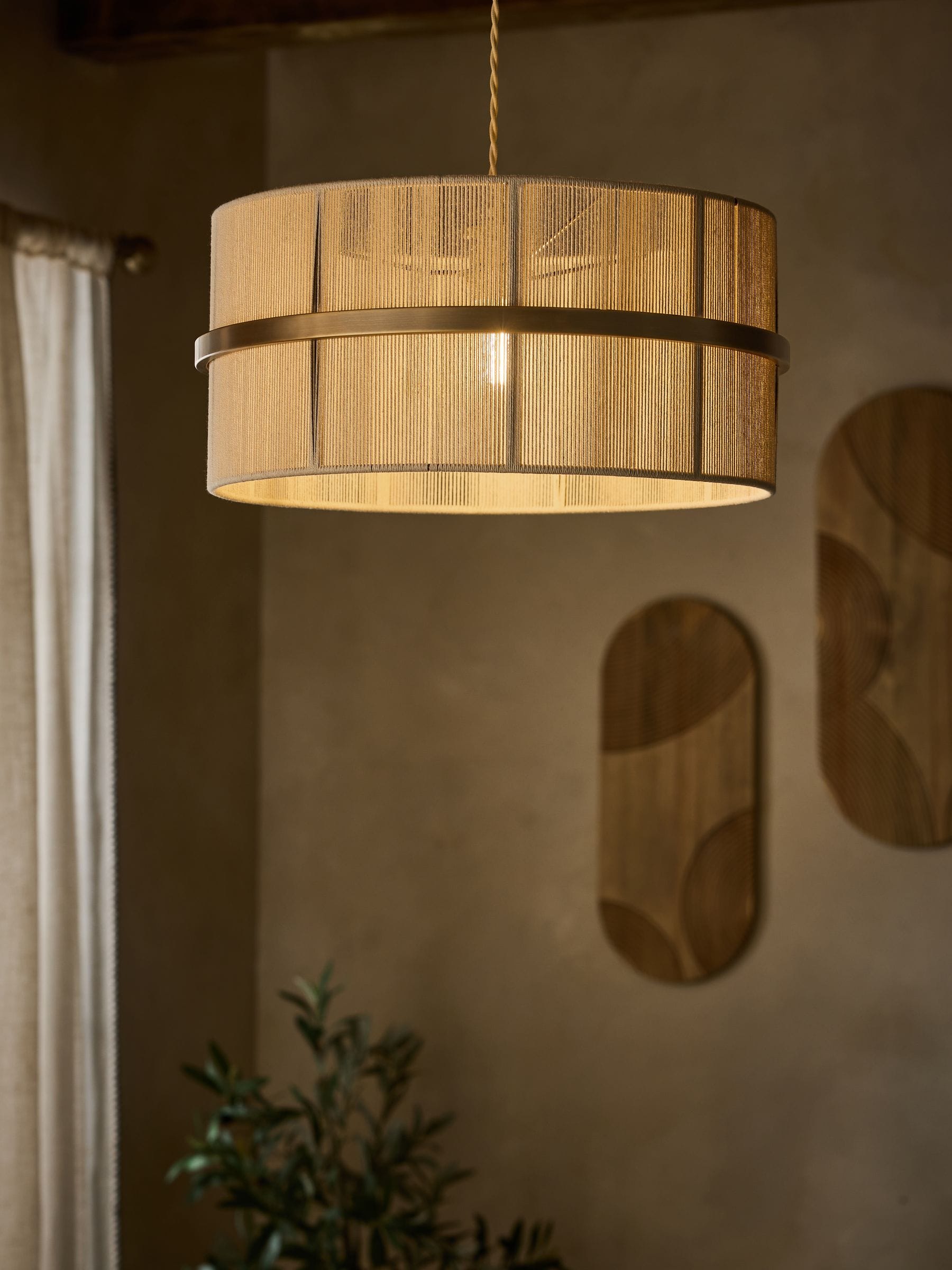 Ivory Helmdon Large Ceiling Light