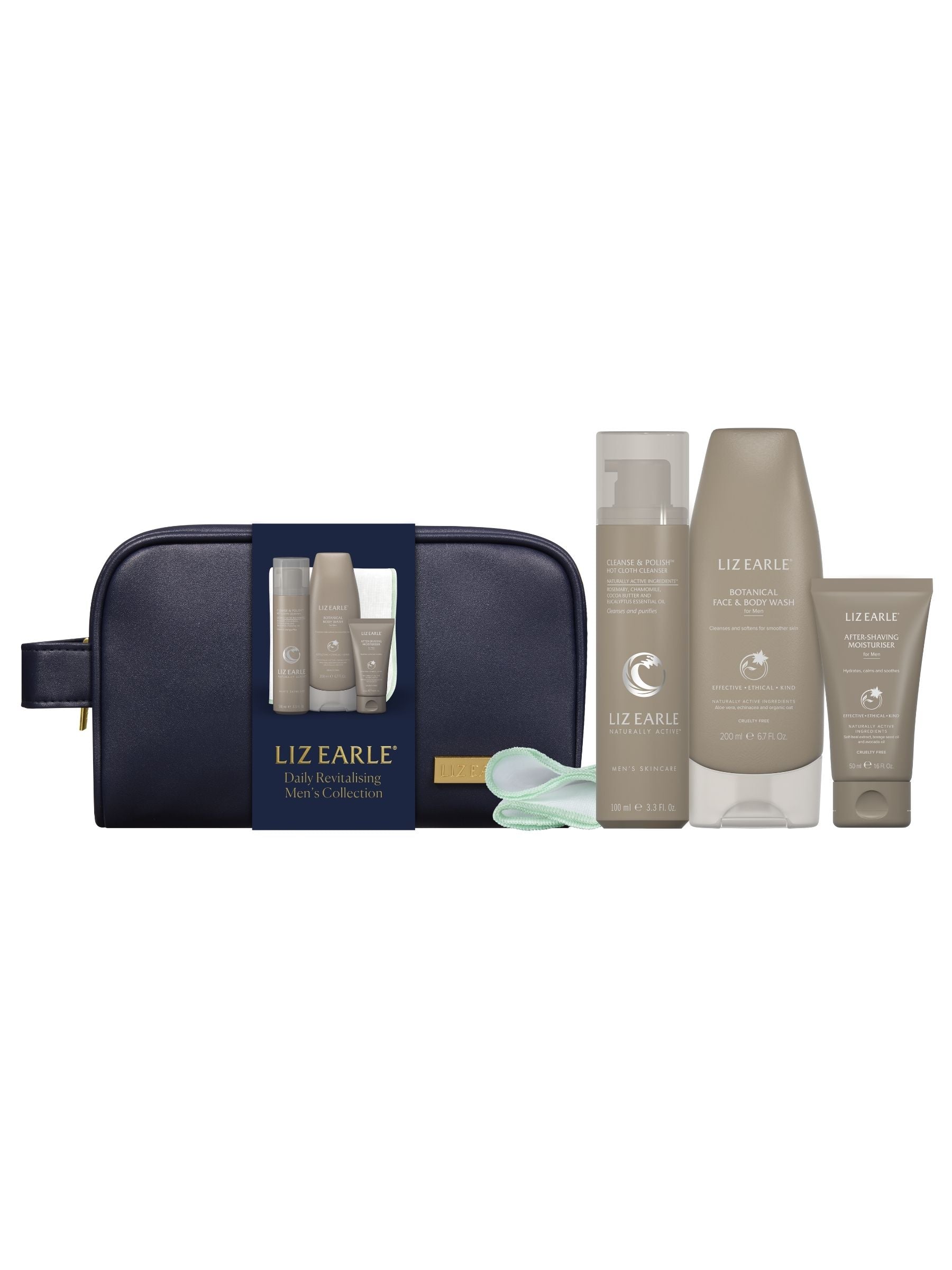 Liz Earle Daily Revitalising Mens Collection (Worth £68.00) Saving 24%
