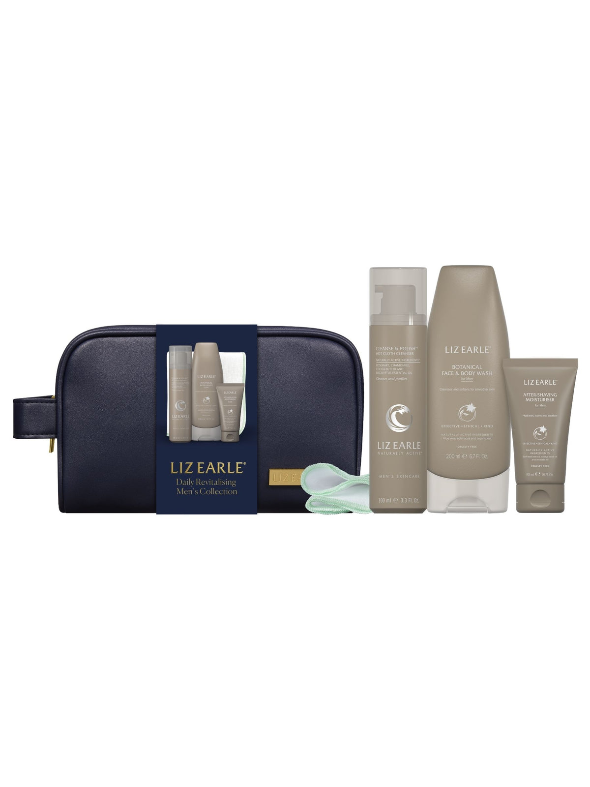 Liz Earle Daily Revitalising Mens Collection (Worth £68.00) Saving 24%