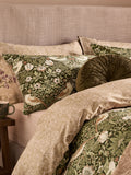 William Morris Strawberry Thief pillowcases nettle green - British product
