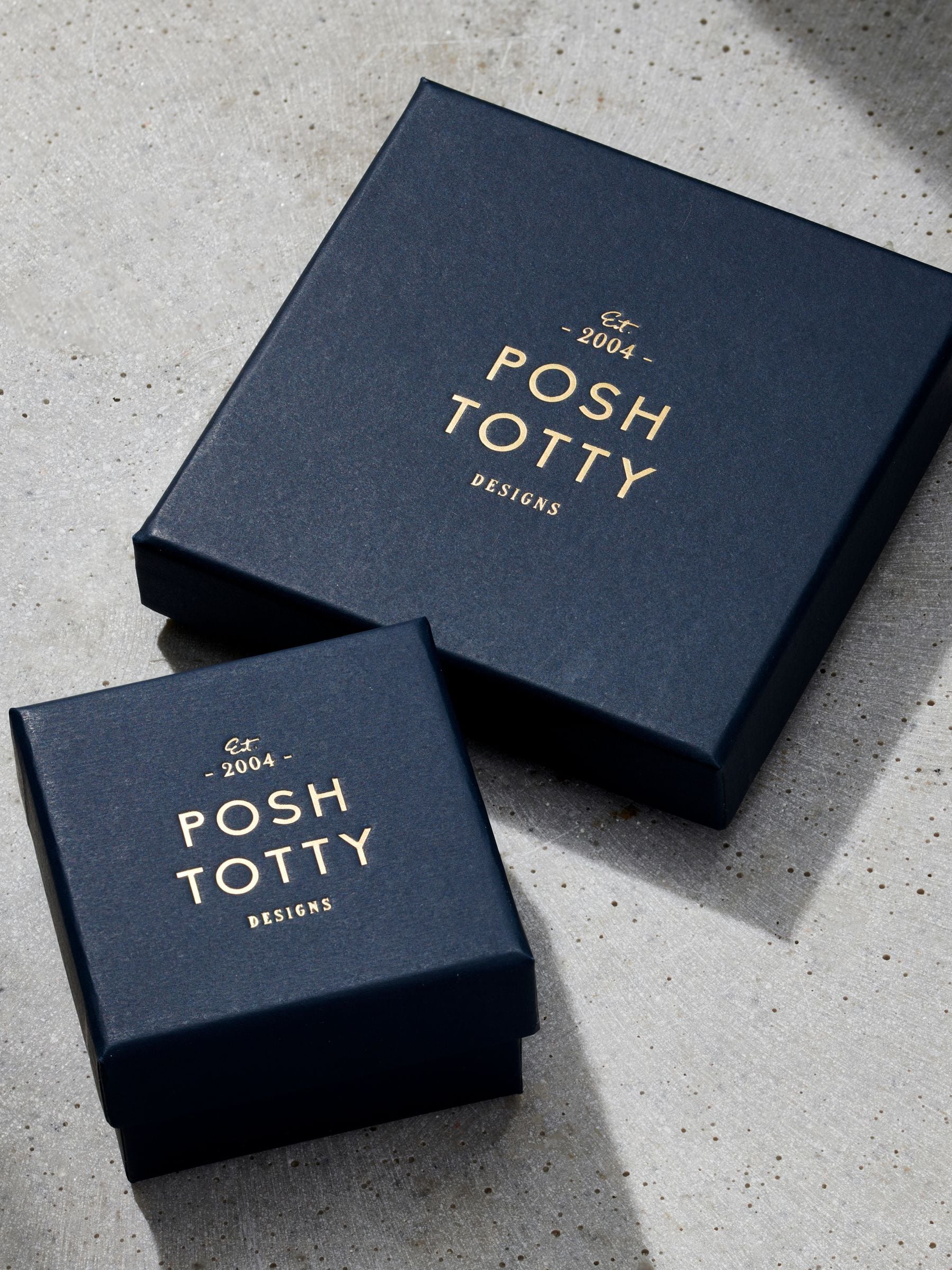 Posh Totty Designs personalised leather bracelet 21cm, imported from the UK