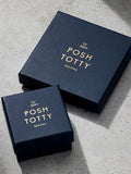 Posh Totty Designs personalised leather bracelet 21cm, imported from the UK