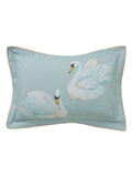 Yvonne Ellen Aqua Sister Swans duvet cover set (British brand)