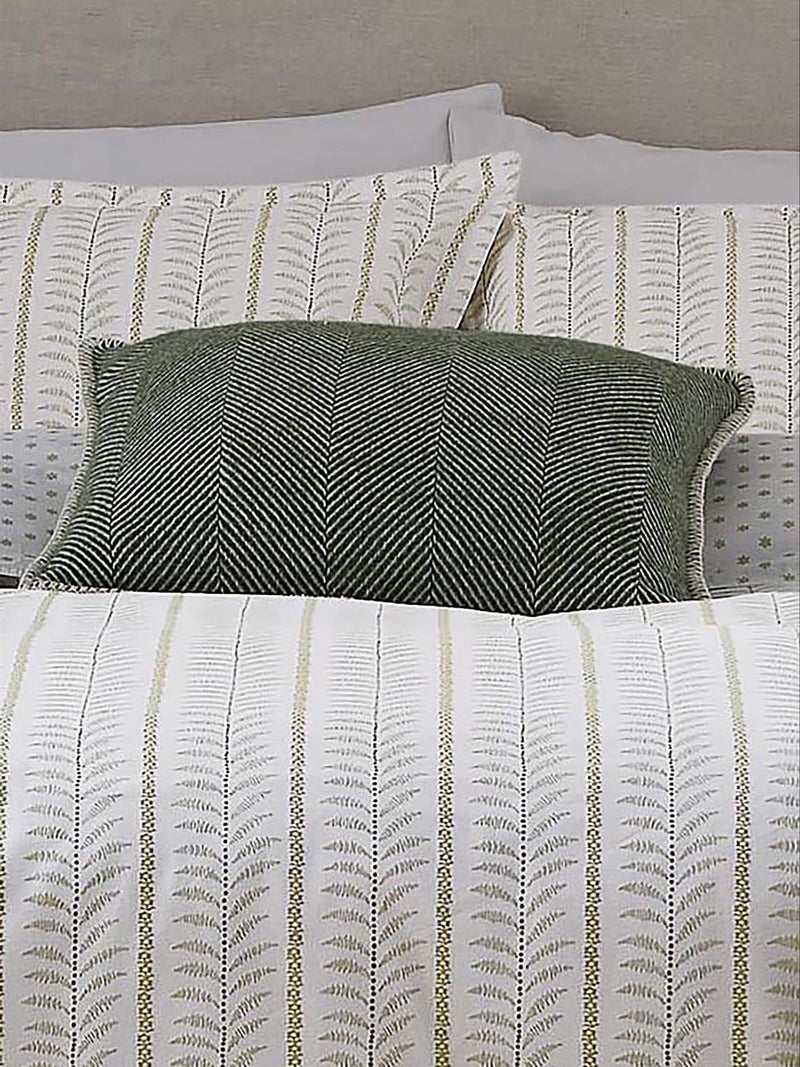 Murmur Dark Sage Ennis 100% Wool Cushion