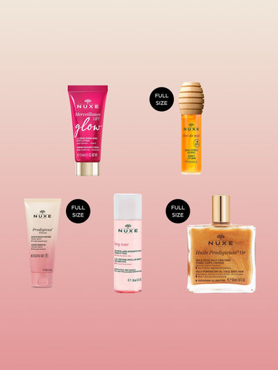 Next Nuxe Head to Toe Glow Beauty Box (Worth £66.00)- Buy online at McGrocer